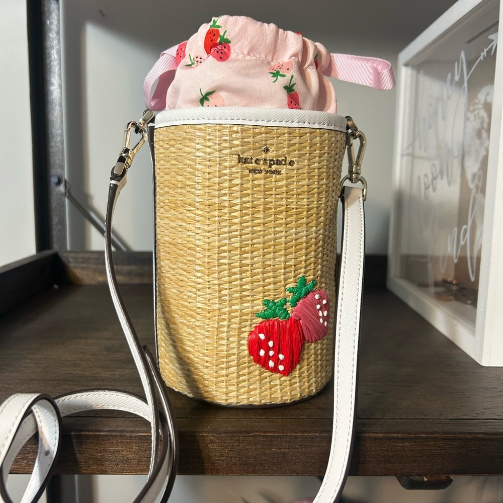 Kate Spade strawberry basket cylinder